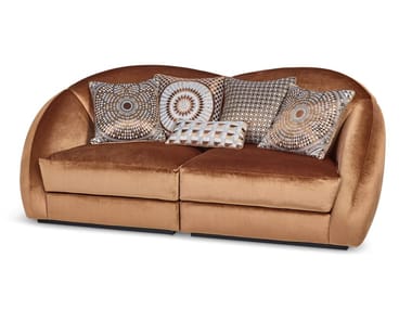VISCONTI - Modular 2 seater fabric sofa by Sicis