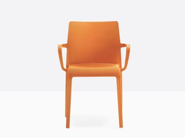 VOLT HB 674/2 - Polypropylene chair with integrated cushion by Pedrali