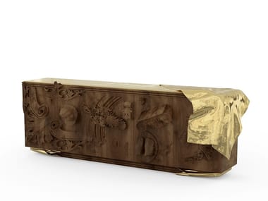 VOLTAIRE WALNUT - Walnut sideboard with doors by Boca do Lobo