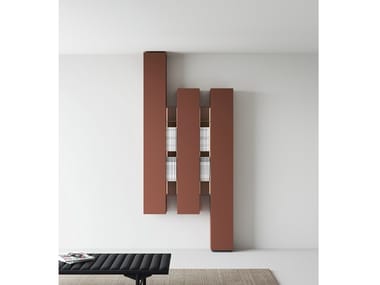WALLOVER® COMPOSITION 4 - Built-in sectional wooden wardrobe by Caccaro