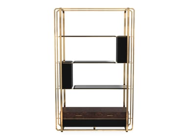 WALTZ - Open brass bookcase by Luxxu