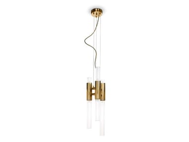 WATERFALL - Brass pendant lamp by Luxxu