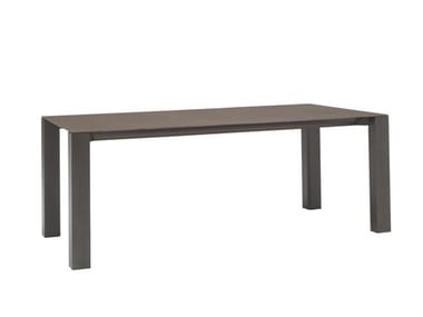 WIND ME5894 / ME5895 / ME5896 - Rectangular aluminium dining table by Andreu World