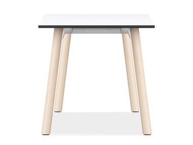 WISHBONE IV - Square table by Casala