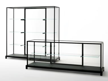 WUNDERKAMMER - Crystal display cabinet by Glas Italia