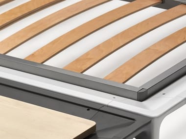 YALE/ALUMINIUM BED - Orthopedic bed base by MDF Italia