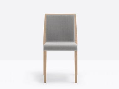 YOUNG 424 - Stackable oak chair by Pedrali