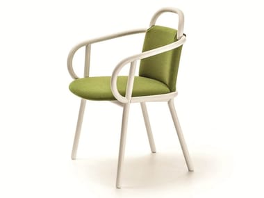 ZANTILAM 02 - Fabric restaurant chair with armrests by Very Wood