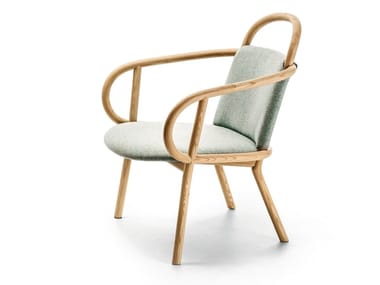 ZANTILAM 04 - Wooden easy chair with armrests by Very Wood
