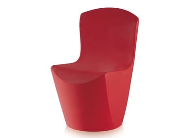 ZOE - Polyethylene chair with light by Slide