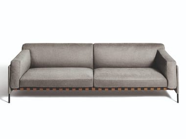 ?TIQUETTE - 3 seater fabric sofa by DE PADOVA