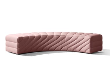 ADAGIO - Upholstered fabric bench by Wittmann