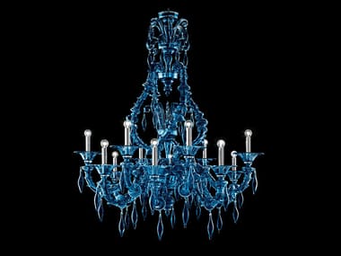 SAN GIORGIO - Venetian crystal chandelier by Barovier&Toso