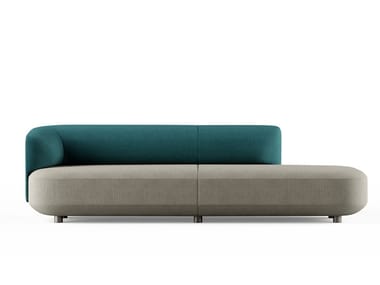 AFINA - Sectional 3 seater fabric sofa by Frezza