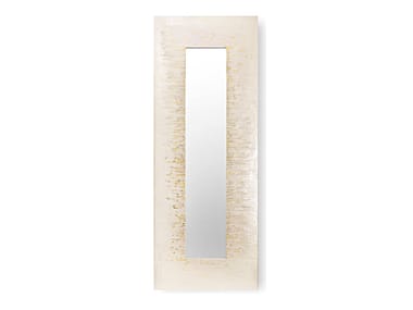 AFRICA GOLDEN CITY - Rectangular wall-mounted framed mirror by Cantori