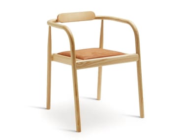 AHM - Open back stackable ash chair by Please Wait To Be Seated