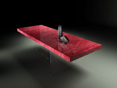 AIR COBRA - Glass table by Lago