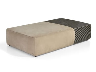 ALEC - Rectangular fabric pouf by Sicis