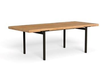 ALLURE - Rectangular wooden garden table by Talenti