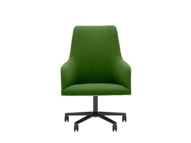 ALYA EXECUTIVE SO1481 - Height-adjustable office chair with castors with 5-Spoke base by Andreu World