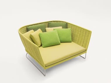 AMI - 2 seater garden sofa by Paola Lenti