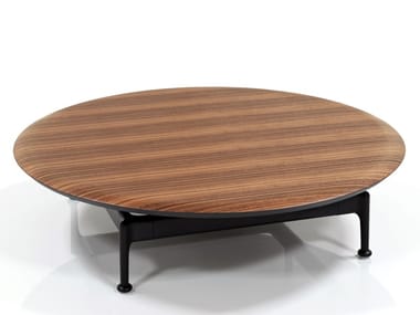 ANDES - Round wooden coffee table by Wittmann