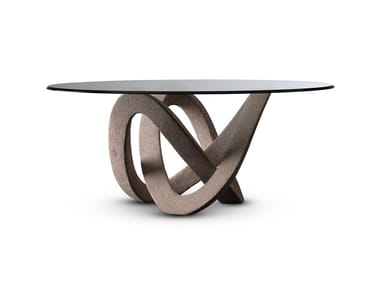 ANDROMEDA - Round dining table by Reflex