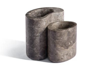 ANIMA - Countertop stone toothbrush holder by Salvatori