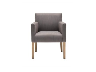 ANNA EASY CHAIR BU1405 - Upholstered chair with armrests by Andreu World