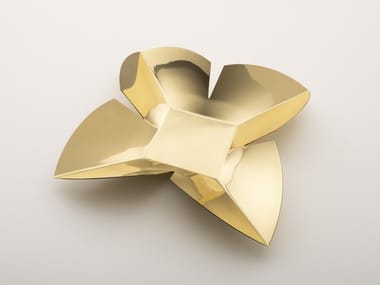 APAX - Brass fruit bowl / centerpiece by Danese Milano