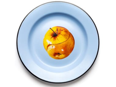 APPLE - Enamelled metal plate (Request Info)