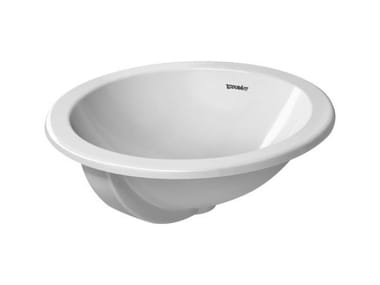 ARCHITEC - Inset ceramic washbasin with overflow by Duravit