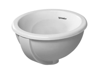 ARCHITEC BALI - Inset round ceramic washbasin by Duravit
