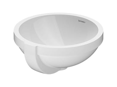 ARCHITEC - Undermount round ceramic washbasin with overflow by Duravit