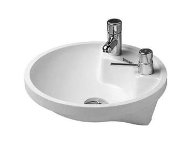 ARCHITEC - Undermount round ceramic washbasin with overflow by Duravit