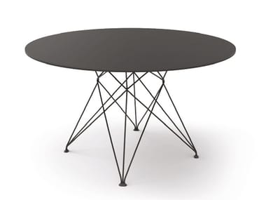 ARCOS - Round linoleum dining table by Tonon