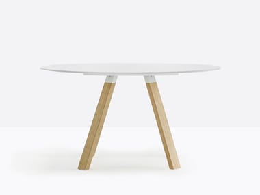 ARKI-TABLE ARKW5 WOOD - Wooden table by Pedrali