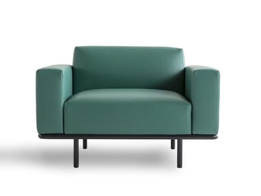 CAP FERRAT - Armchair with removable cover by Cappellini