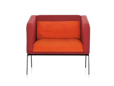 METRO 15 - Upholstered fabric armchair by Frezza