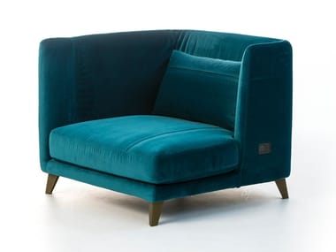 GIMME MORE - Fabric armchair with removable cover with armrests by Moroso