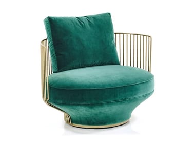 PARADISE BIRD - Fabric armchair by Wittmann