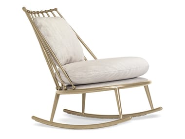 AURORA - Rocking metal armchair by Cantori