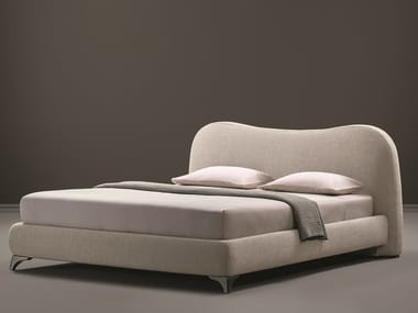 AURORE - Upholstered fabric double bed by Bodema