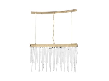 BABEL II - Halogen adjustable crystal pendant lamp by Luxxu