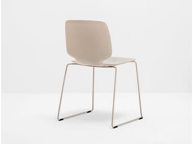 BABILA 2740 - Sled base stackable technopolymer chair by Pedrali