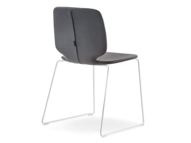 BABILA 2741 - Sled base stackable chair by Pedrali