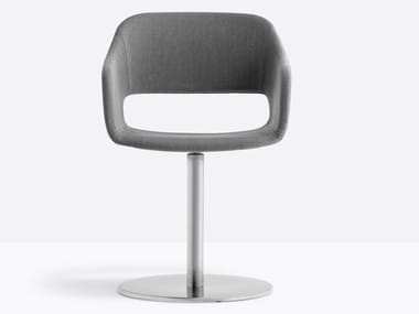 BABILA 2766 - Swivel fabric chair with armrests by Pedrali