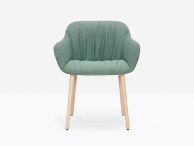 BABILA XL 2753R - Fabric chair with removable cover by Pedrali