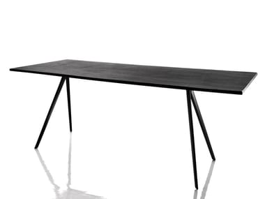 BAGUETTE - Rectangular slate table by Magis