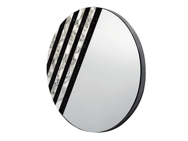 BALIN - Wall-mounted marble mirror by Visionnaire